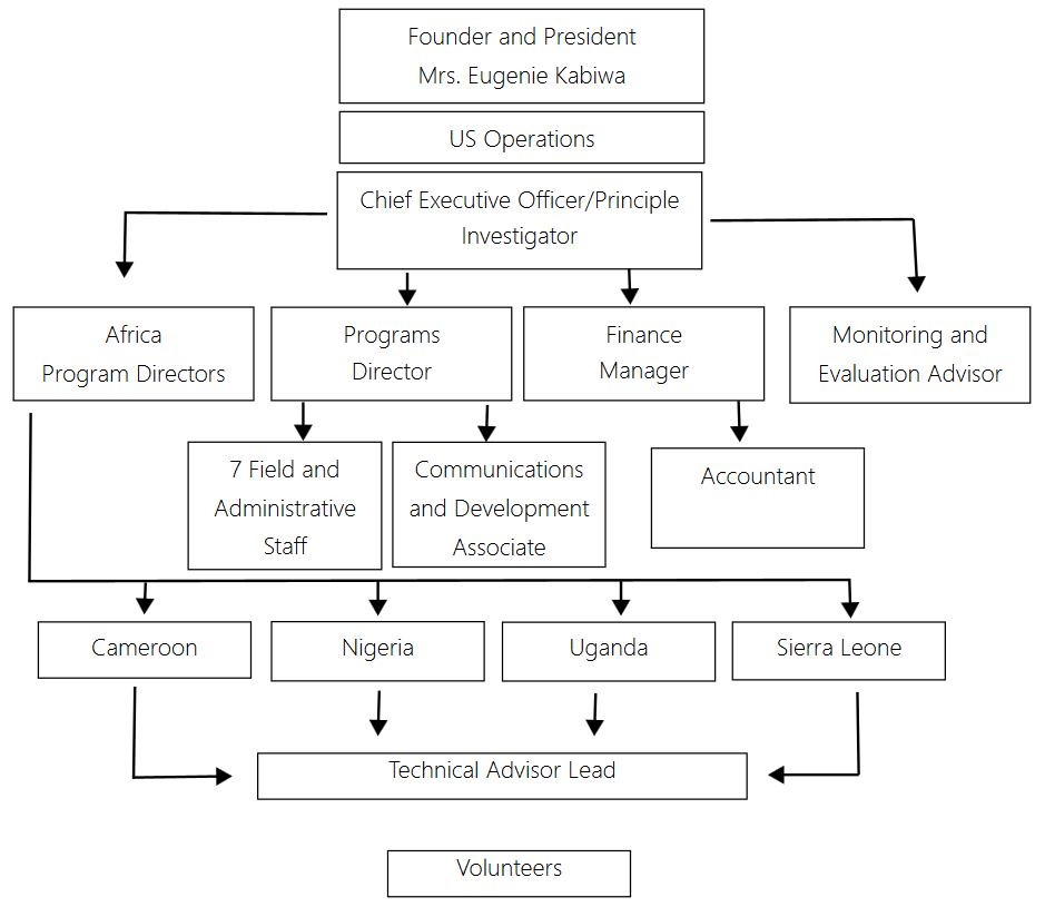 Charity Organisational Structure Chart